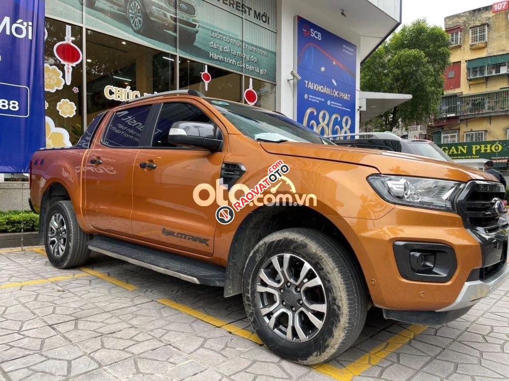 Bán xe Ford Ranger Wildtrak sản xuất 2018, màu nâu-2