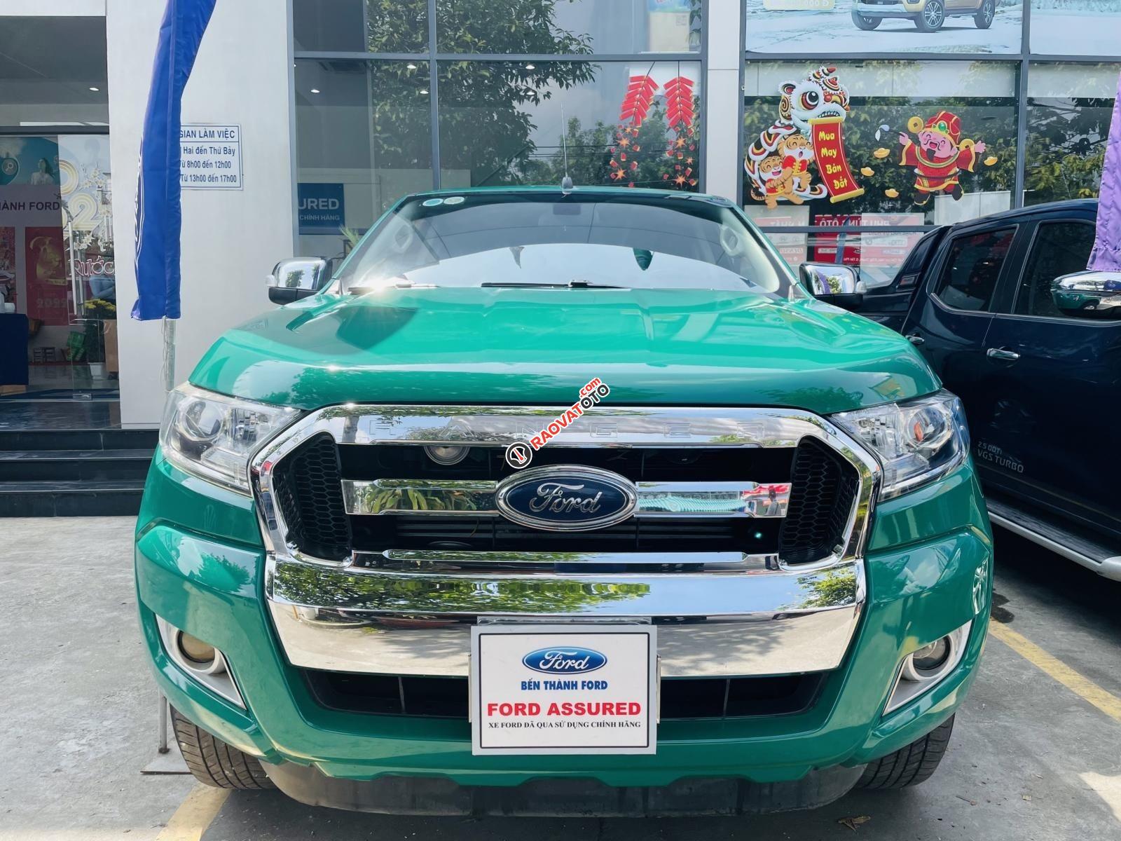 Bán Ford Ranger XLT màu xanh cực đẹp - hỗ trợ trả góp ngân hàng lãi suất ưu đãi-11