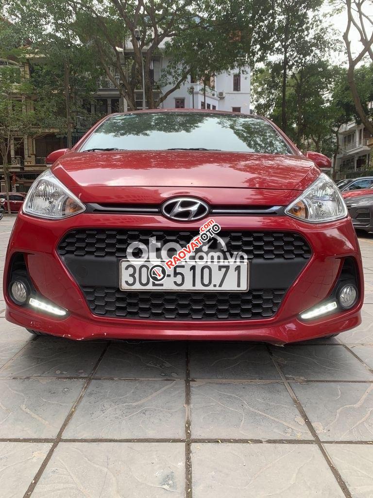 Bán Hyundai Grand i10 1.2AT sản xuất 2017, màu đỏ, 325 triệu-10
