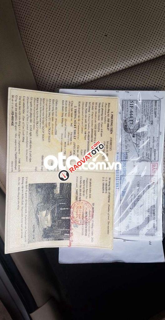 Bán Toyota Vios 1.5G AT năm 2016, màu bạc, nhập khẩu nguyên chiếc-4