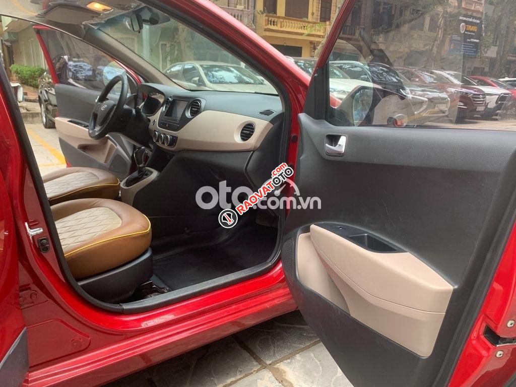 Bán Hyundai Grand i10 1.2AT sản xuất 2017, màu đỏ, 325 triệu-0