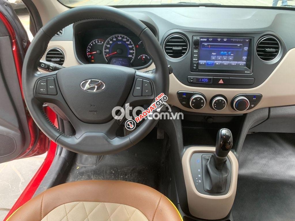 Bán Hyundai Grand i10 1.2AT sản xuất 2017, màu đỏ, 325 triệu-2