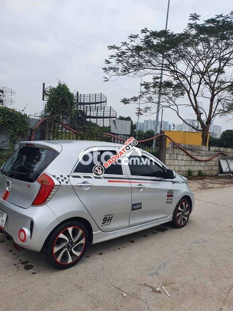 Bán xe Kia Morning SI MT sản xuất 2016, màu bạc 
-3
