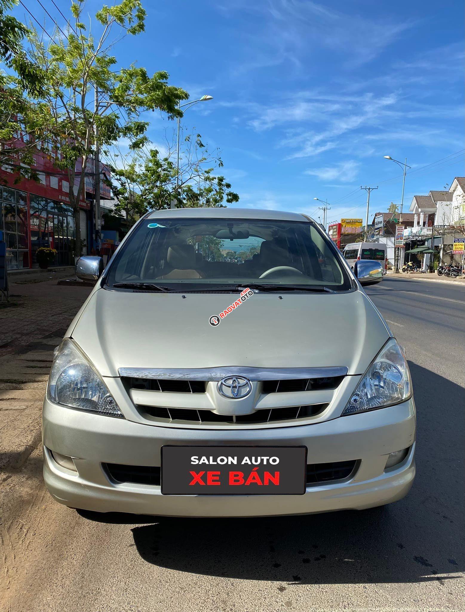 Bán Toyota Innova 2.0G sản xuất 2006, màu bạc, cam kết xe không lỗi, không tai nạn, không ngập nước-1