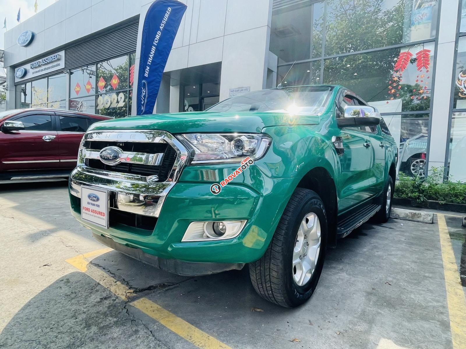 Bán Ford Ranger XLT màu xanh cực đẹp - hỗ trợ trả góp ngân hàng lãi suất ưu đãi-8