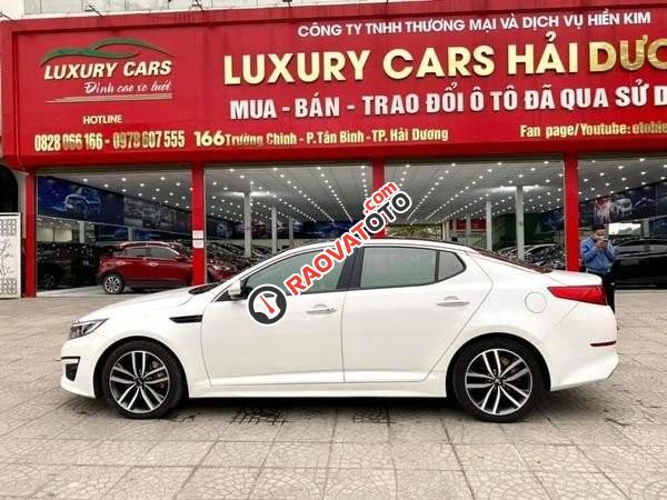 Bán Kia Optima 2.0 ATH sản xuất 2013, màu trắng, giá 525tr-1