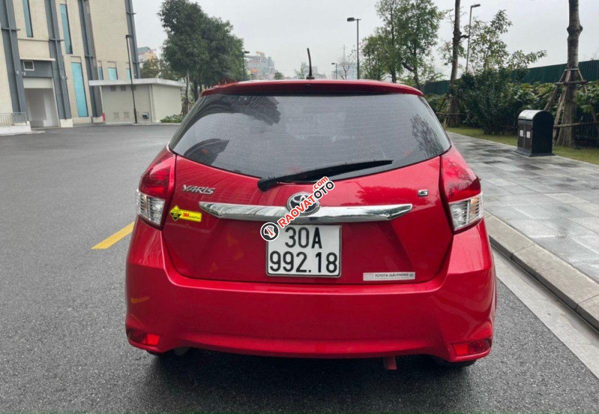 Bán xe Toyota Yaris 1.3G sản xuất 2016, màu đỏ, nhập khẩu nguyên chiếc-1