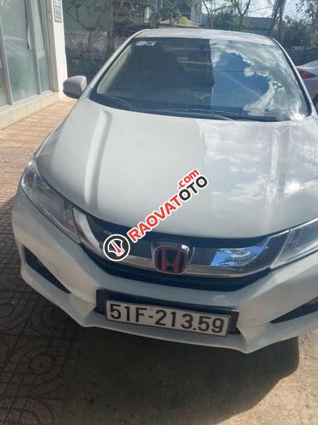 Cần bán gấp Honda City 1.5AT sản xuất năm 2015, màu trắng -1