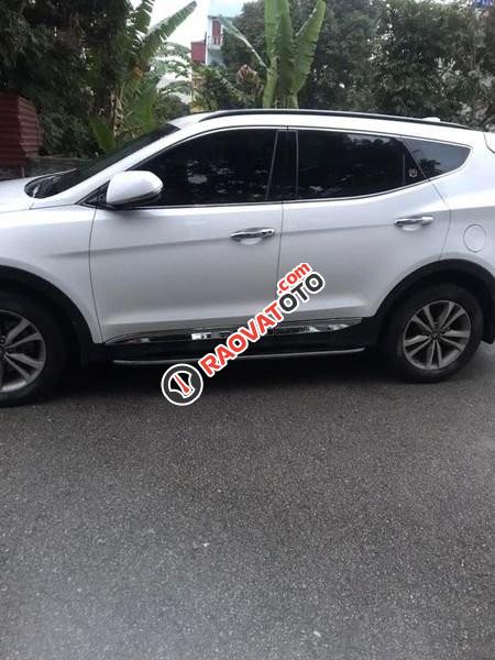 Cần bán Hyundai Santa Fe AT sản xuất năm 2014, màu trắng chính chủ-4