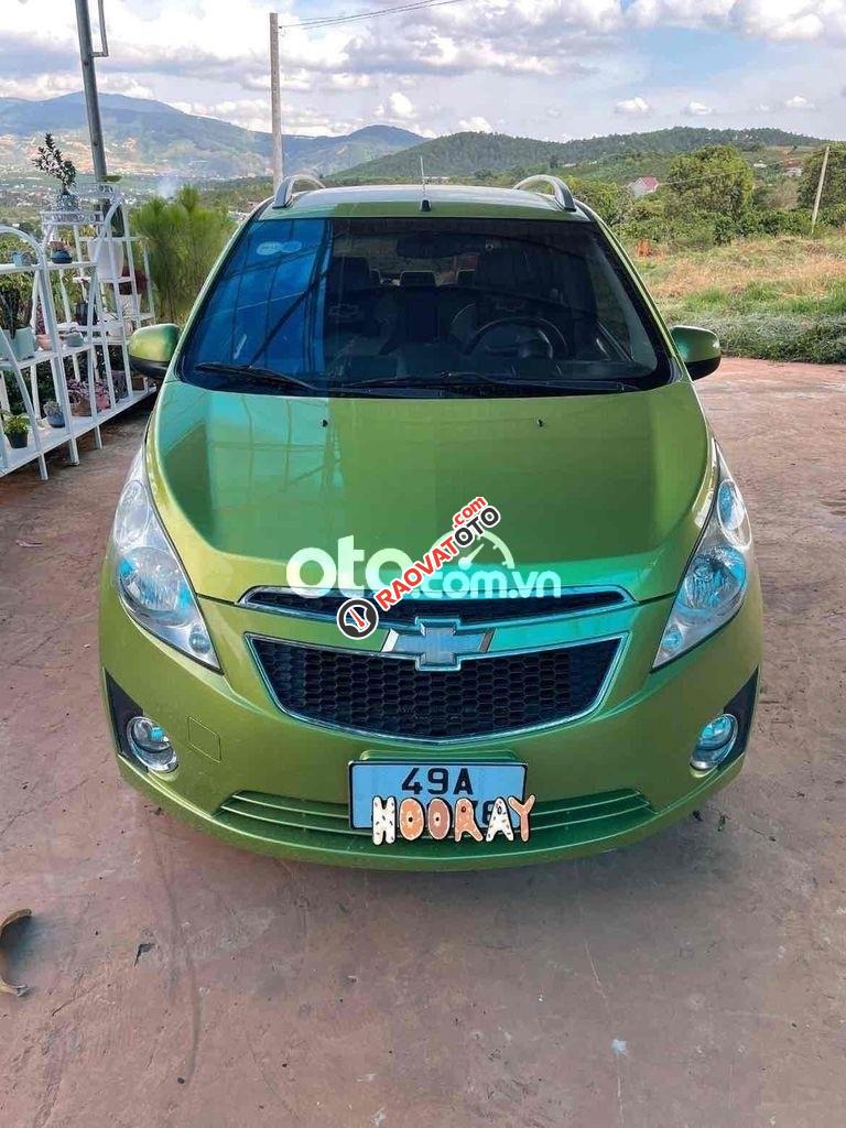 Xe Chevrolet Spark LT sản xuất năm 2011, màu xanh lam-9