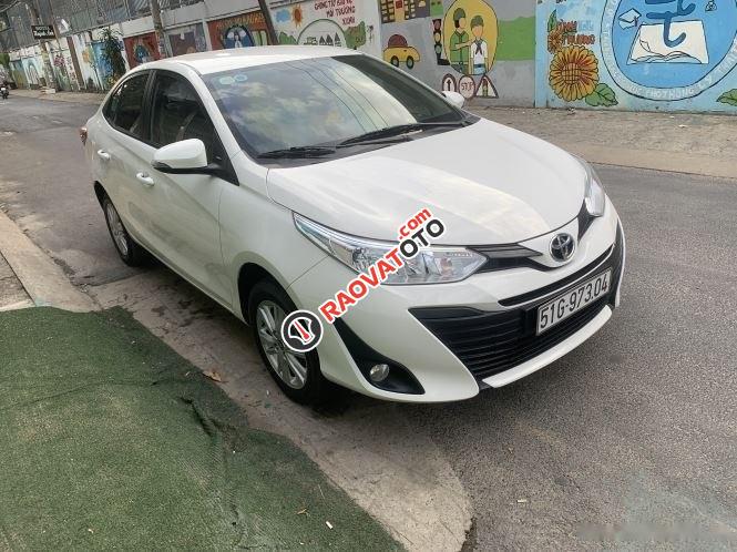 Bán Toyota Vios 1.5E sản xuất năm 2019, màu trắng  -1