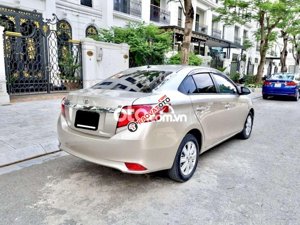 Cần bán lại xe Toyota Vios G sản xuất năm 2015, màu vàng cát-4