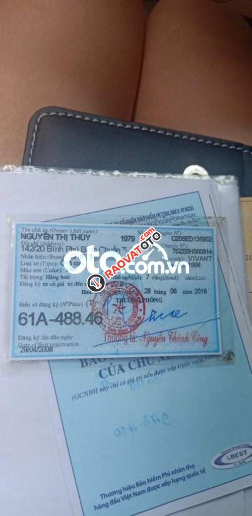 Bán ô tô Chevrolet Vivant 2.0 sản xuất năm 2008, màu đen, xe nhập, giá 140tr-0