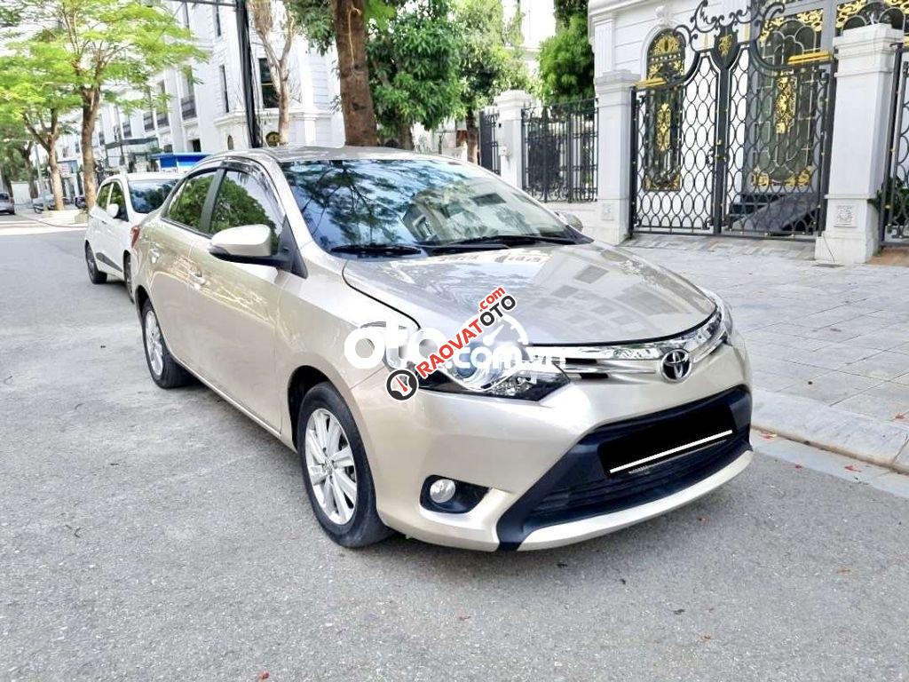 Cần bán lại xe Toyota Vios G sản xuất năm 2015, màu vàng cát-1