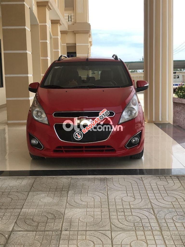 Bán Chevrolet Spark LT sản xuất năm 2017, màu đỏ-1