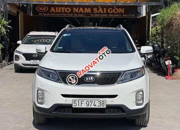 Bán Kia Sorento GATH sản xuất năm 2016, màu trắng, xe siêu đẹp-2