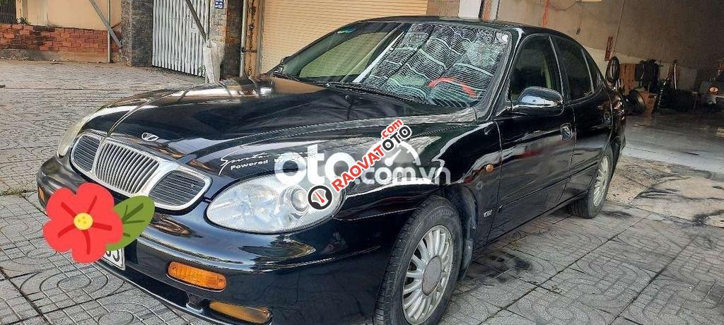 Cần bán gấp Daewoo Leganza sản xuất năm 2002, màu đen, xe nhập, 87tr-2