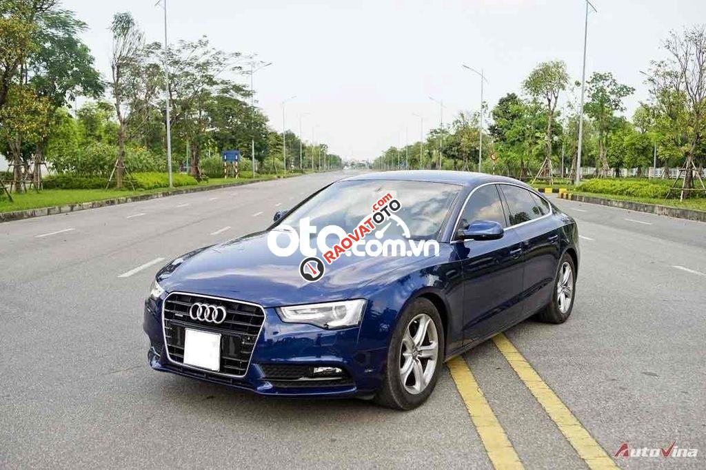 Cần bán lại xe Audi A5 Sportback 2.0 TFSI năm 2013, màu xanh lam, nhập khẩu -4