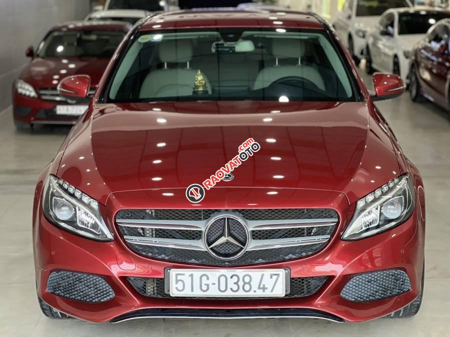 Cần bán Mercedes C200 năm sản xuất 2018, màu đỏ-0
