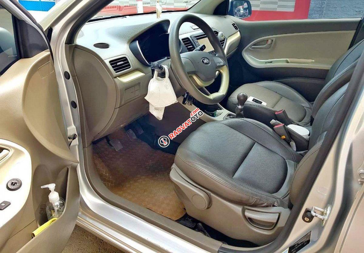 Bán xe Kia Morning EX 1.25MT sản xuất 2017, màu bạc chính chủ-1