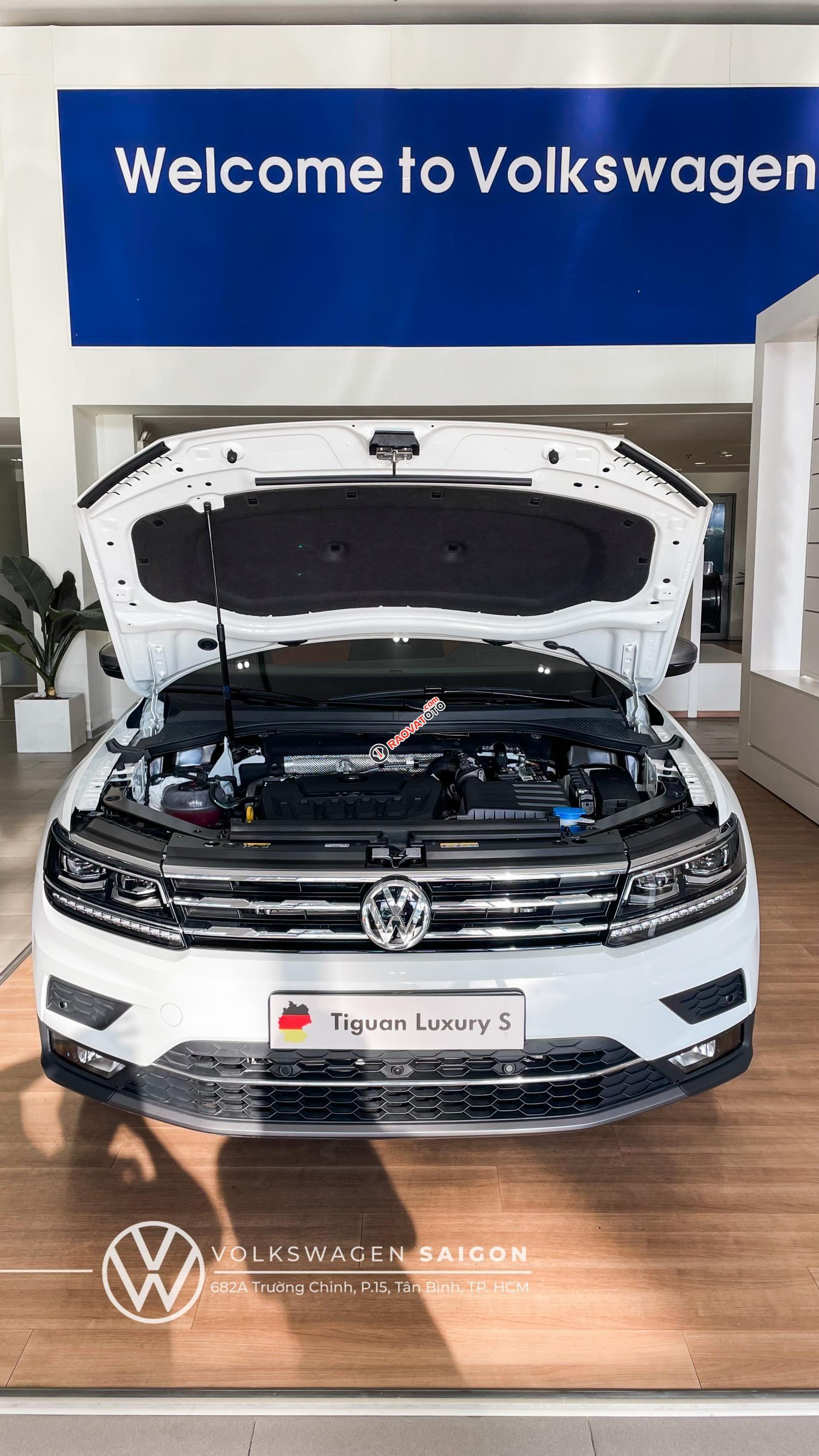 [Volkswagen Vũng Tàu ]Tiguan Luxury S 2022 màu trắng, động cơ 2.0 Turbo, SUV 7 chỗ gầm cao cho gia đình, dẫn động 2 cầu-16