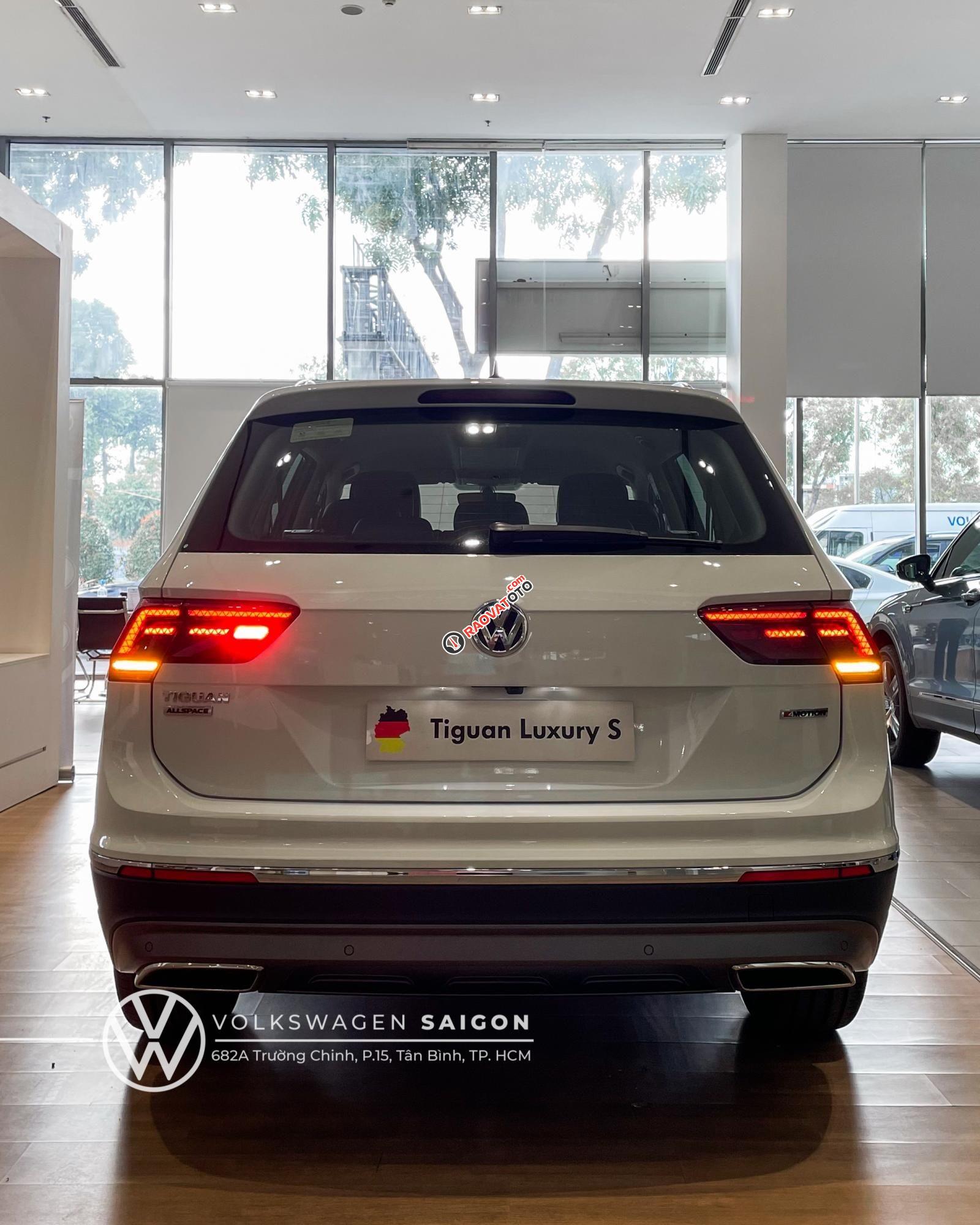 [Volkswagen Vũng Tàu ]Tiguan Luxury S 2022 màu trắng, động cơ 2.0 Turbo, SUV 7 chỗ gầm cao cho gia đình, dẫn động 2 cầu-3