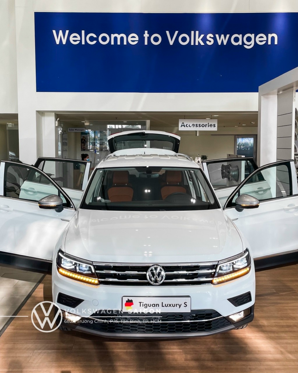 [Volkswagen Vũng Tàu ]Tiguan Luxury S 2022 màu Trắng, động cơ 2.0 Turbo, SUV 7 chỗ gầm cao cho gia đình, dẫn động 2 cầu-5