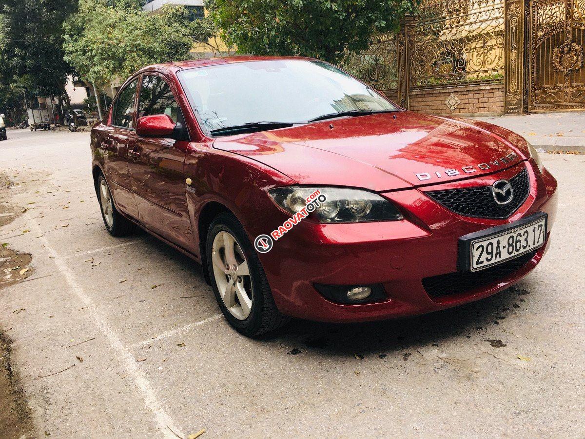 Bán Mazda 3 1.6 sản xuất năm 2004, màu đỏ còn mới giá cạnh tranh-0