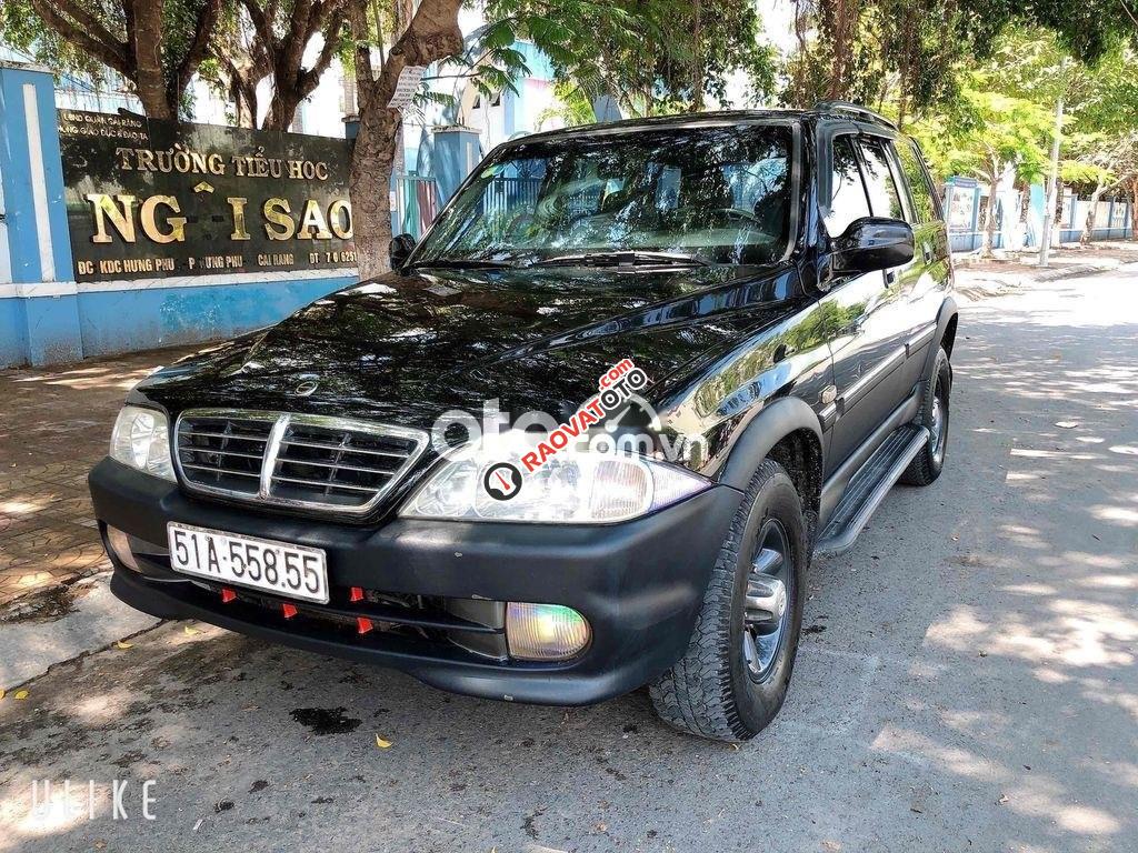 Bán ô tô Ssangyong Musso năm 2005, màu đen số tự động, 135tr-1