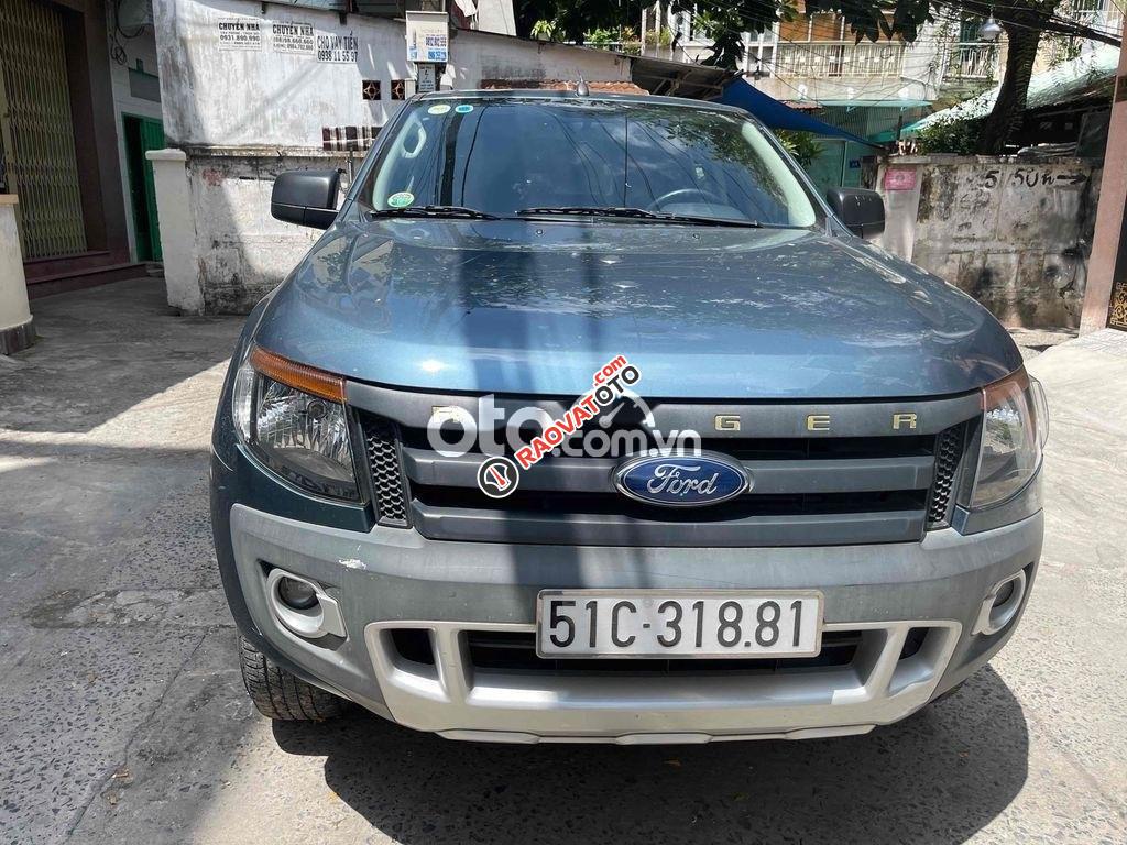Bán xe Ford Ranger XL MT năm 2013, màu xanh thiên thanh, nhập khẩu -1
