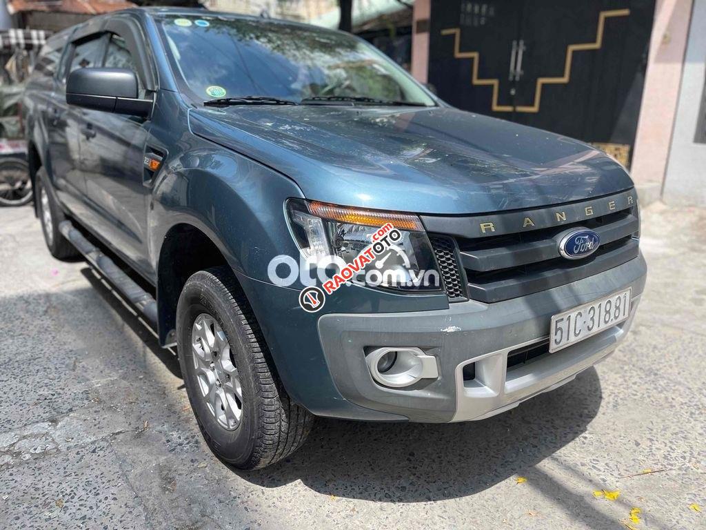 Bán xe Ford Ranger XL MT năm 2013, màu xanh thiên thanh, nhập khẩu -0
