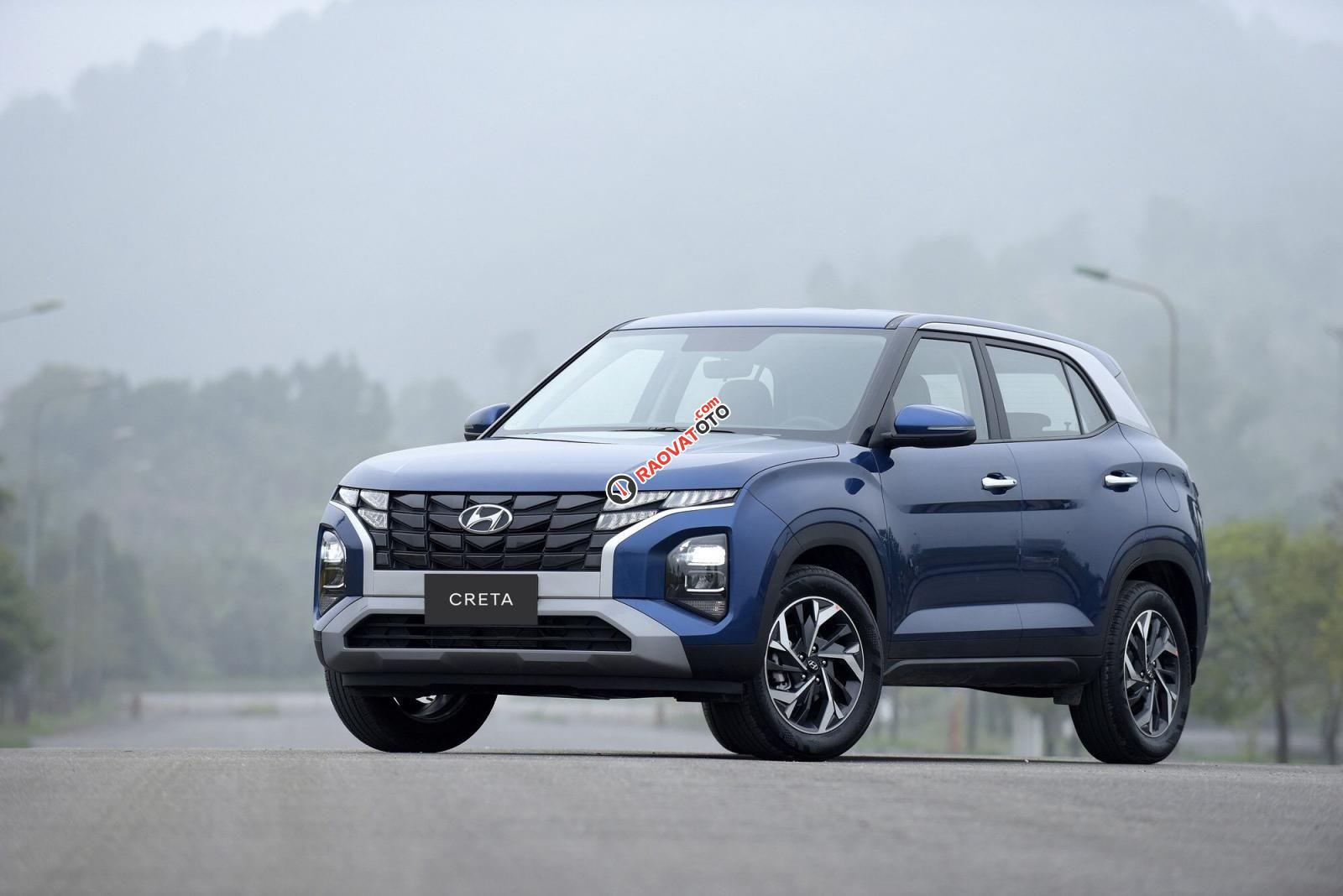Hyundai Creta 2022 all new, xe nhập khẩu, giá chỉ 620tr, hỗ trợ góp 80% giá trị xe-1