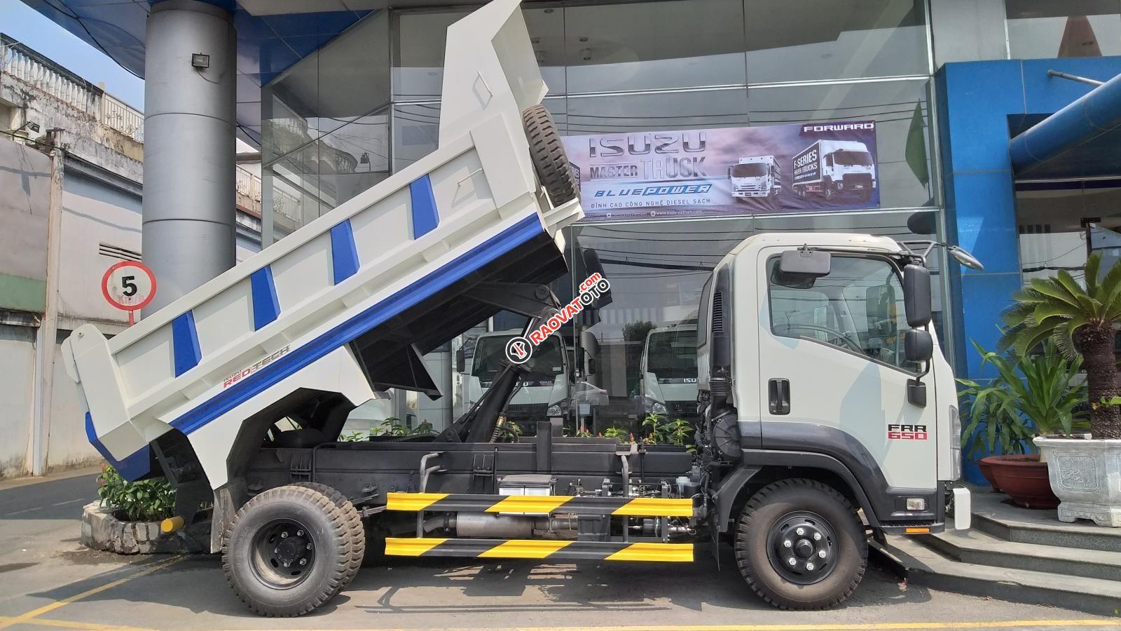 Xe Isuzu 6 tấn FRR thùng ben sản xuất năm 2022- Giao xe toàn quốc-3