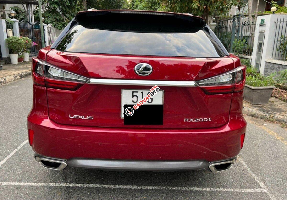 Bán Lexus RX 200 T đời 2017, màu đỏ, nhập khẩu nguyên chiếc-1