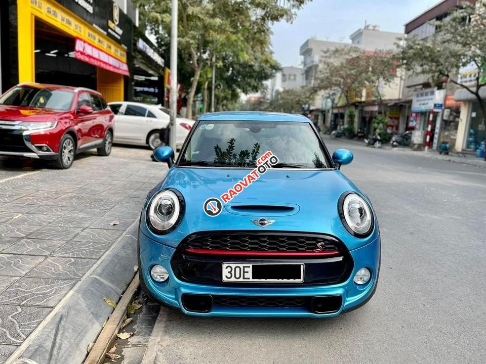 Bán ô tô Mini Cooper S sản xuất 2016, màu xanh da trời-8