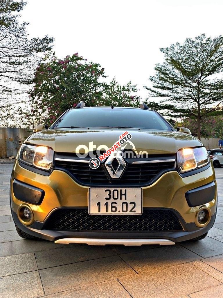 Cần bán gấp Renault Sandero 1.6 AT sản xuất năm 2017, màu nâu, xe nhập  -11