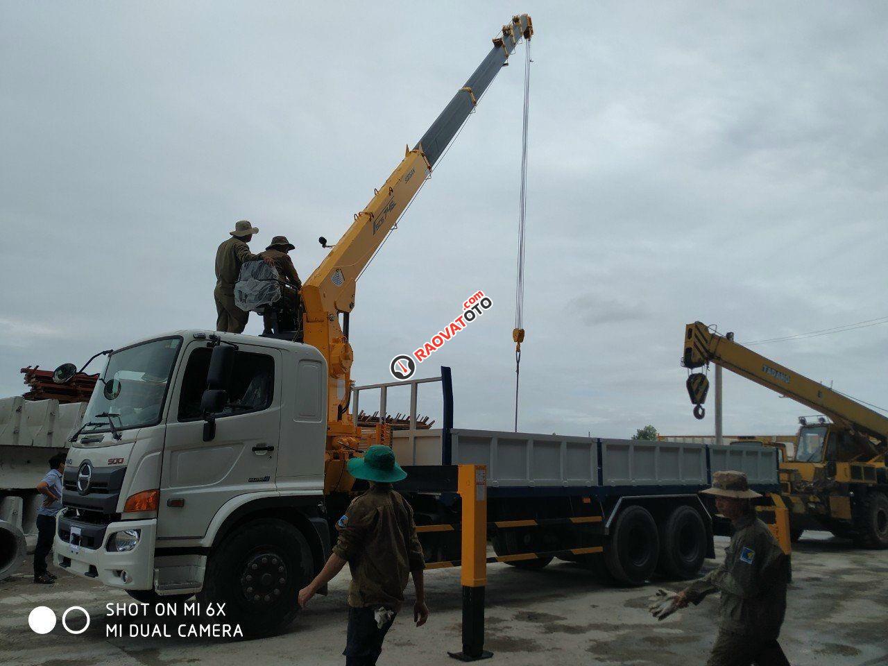 FM8JW7A đóng thùng lửng lắp đặt cần cẩu 746L SooSan-0