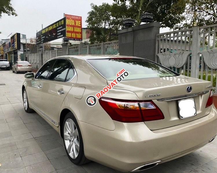 Bán Lexus LS 600hL sản xuất 2011, màu vàng, nhập khẩu nguyên chiếc-7