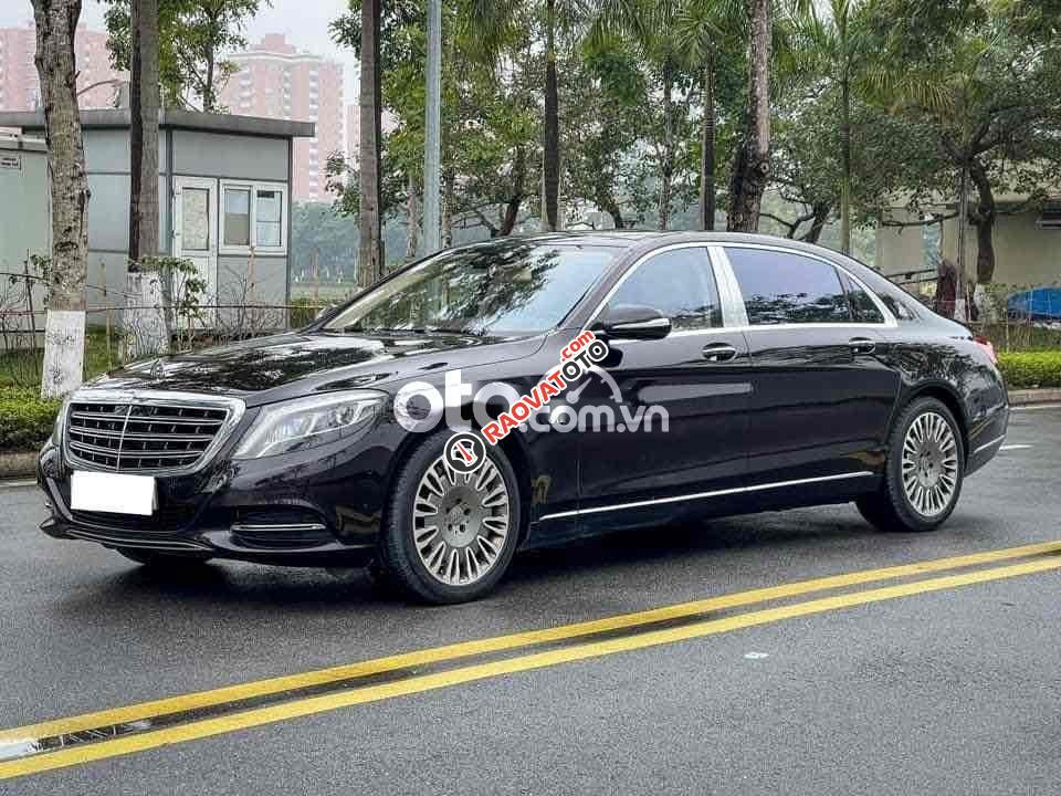 Bán Mercedes S600 Maybach sản xuất 2015, màu đen, nhập khẩu nguyên chiếc-2