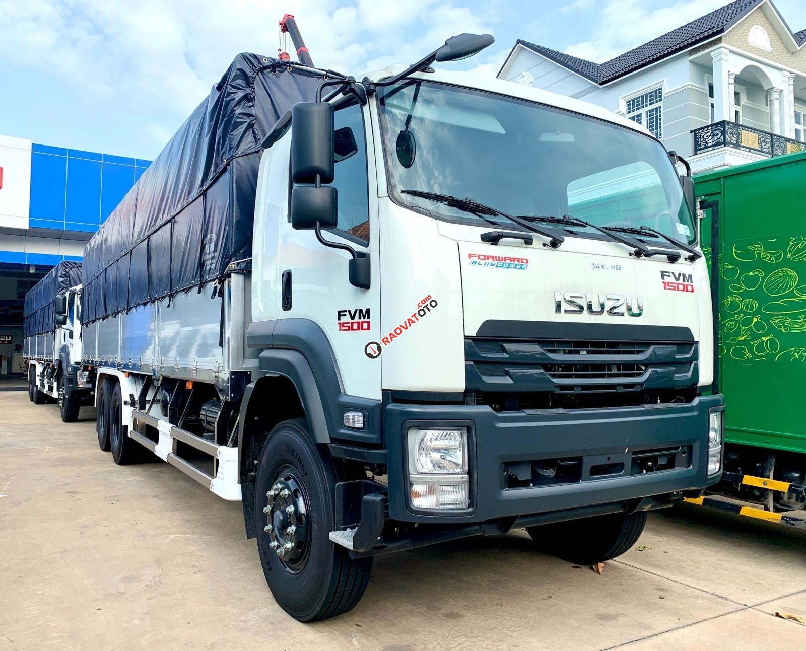 Bán xe tải Isuzu thùng mui bạt tải trọng 15 tấn-2