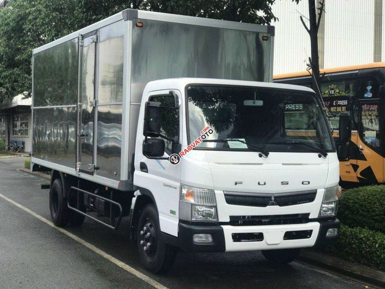 Bán xe tải 3.5 tấn Mitsubishi Canter 7.5 thùng dài 5.3 mét Nhật Bản trả góp 20%-15