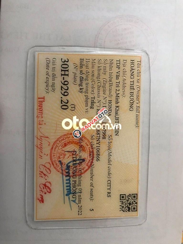 Honda City RS màu trắng 2022 (siêu lướt 2000km)-3