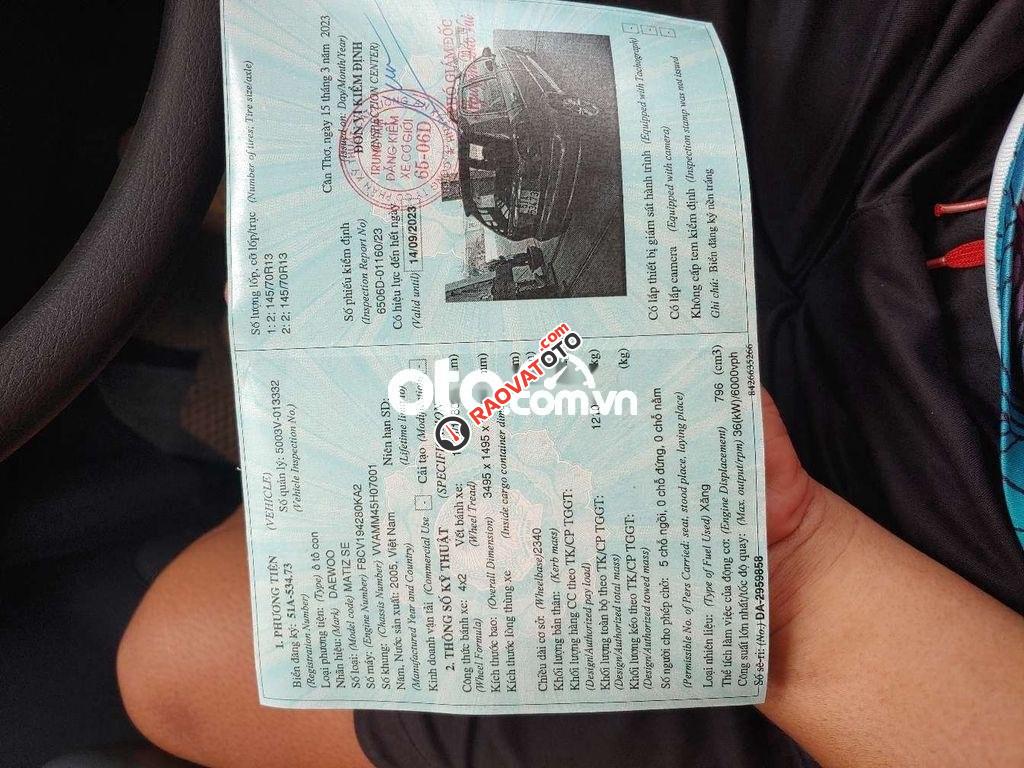 Matiz color se cần bán 2005 chuẩn gia đình-9