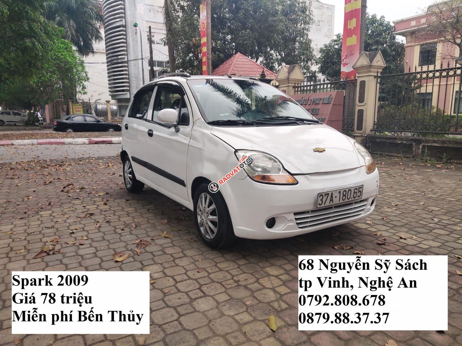 Cần bán xe Spark 5 chỗ, màu trắng-1