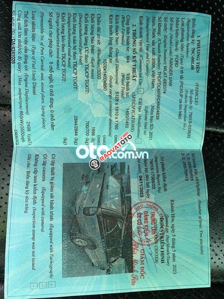 Ford ranger 2006 xe gia đình đang sử dụng còn tốt-11