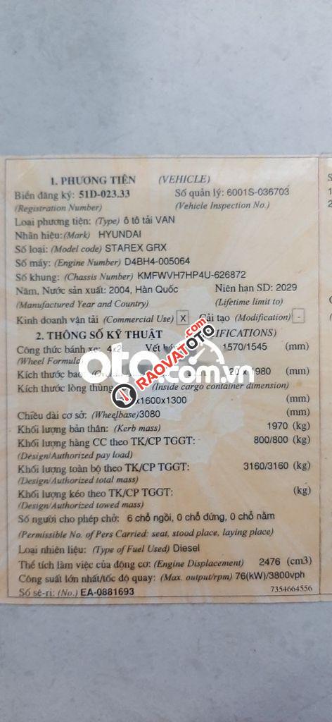 HYUNDAI STAREX 6 CHỖ 800 KG-9