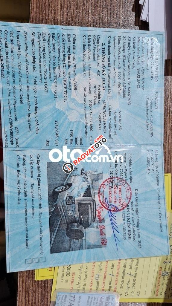 PMC Proton 7 Chỗ Máy Diezen Isuzu 2.7L 100km/7L-11