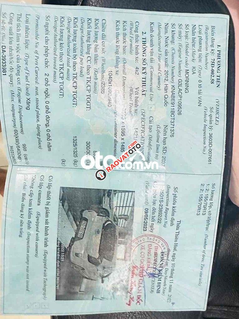 Bán Con Cóc Xe MoRning-4