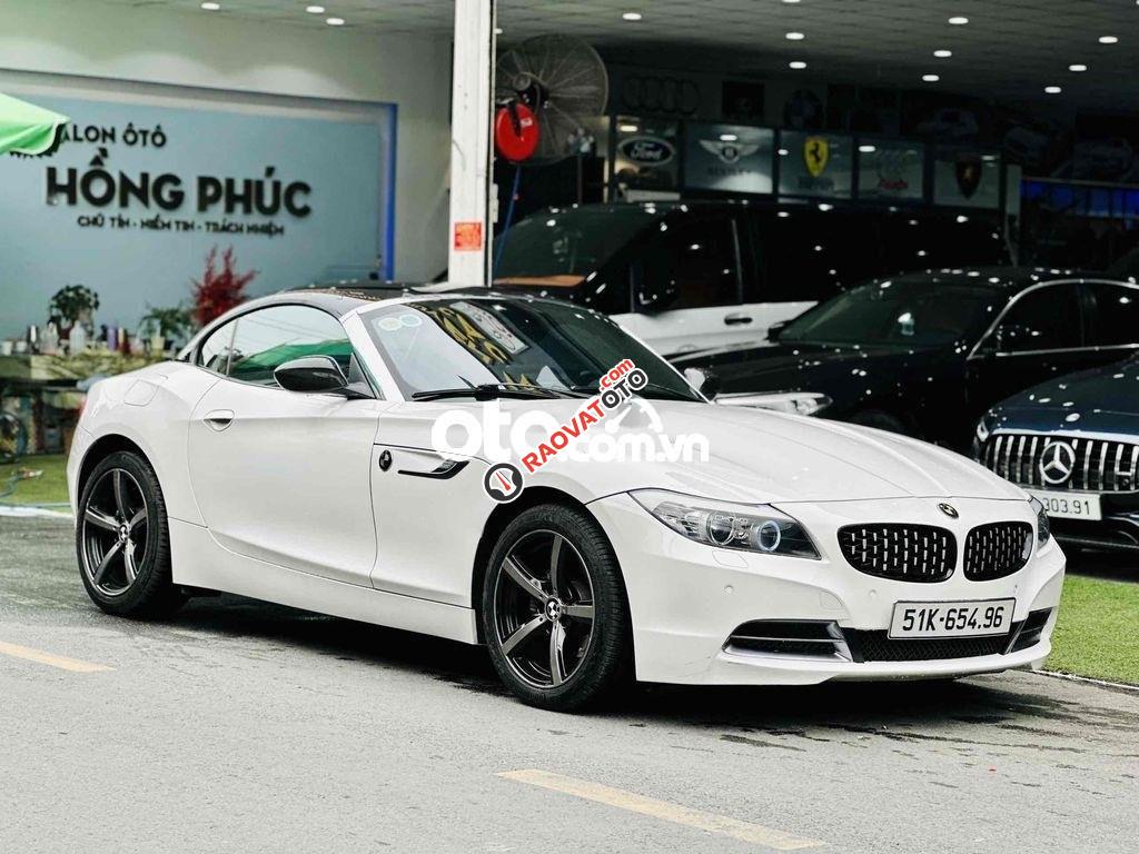 BMW z4 convertible 2 chổ màu trắng model 2011-4