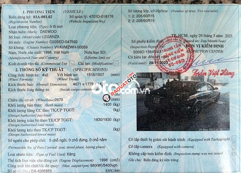 Bán xe : DAEWOO - LRGANZA-10